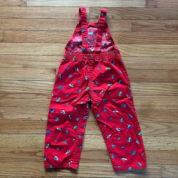 🇺🇸🛳Oshkosh Vintage Toddler Made in the USA Boat Overalls🛳🇺🇸 - Picture 5 of 12